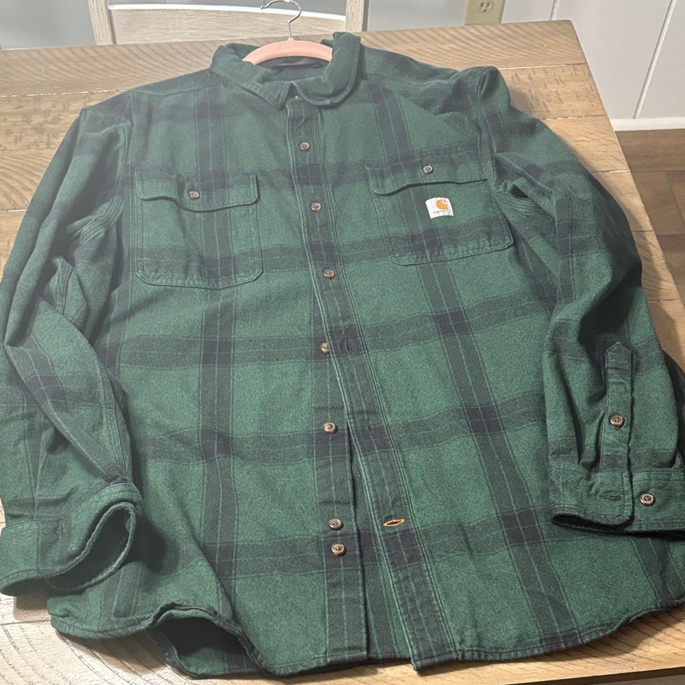 Carhartt Men's Forest Plaid Shirt Jacket